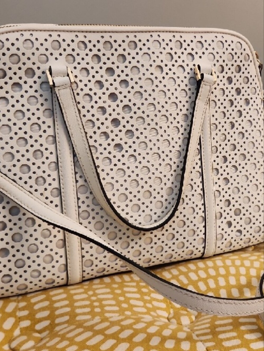 Kate Spade-  Perforated Dome Satchel - Picture 2 of 8